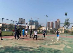 我司與煙臺康迪新科公司的一場籃球友誼賽