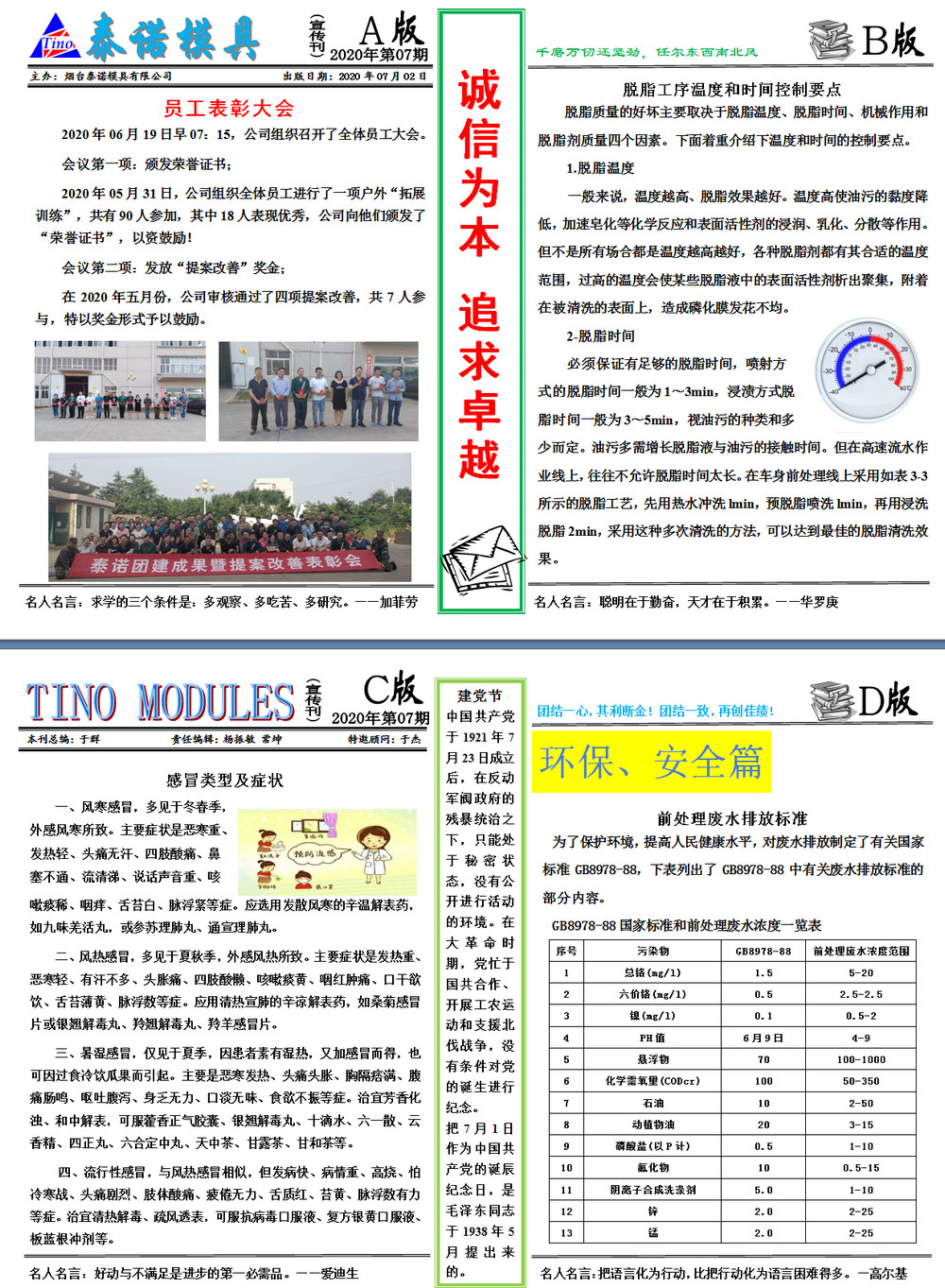 2020年第7期月報